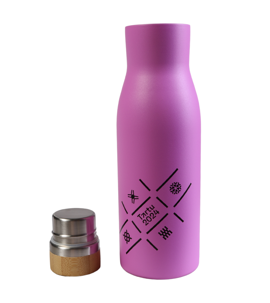 Tartu 2024 pink thermos flask