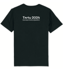 Tartu 2024 valla nimega musta värvi t-särk 10tk nr.2